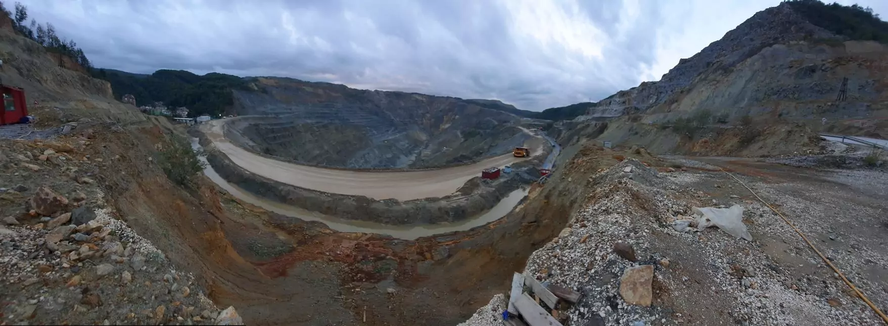 djerdap serbia majdanpek mine panoramic