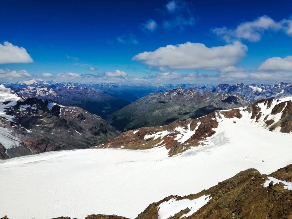 italy alps cima vioz peak