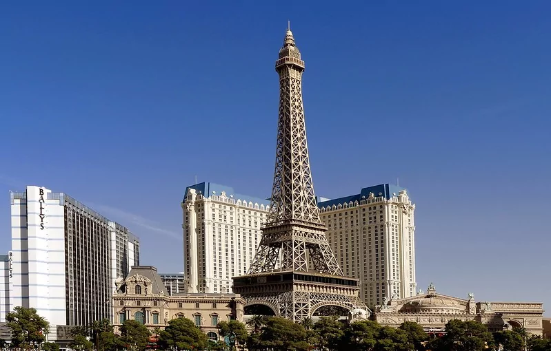 las vegas nevada usa eiffel tower replica