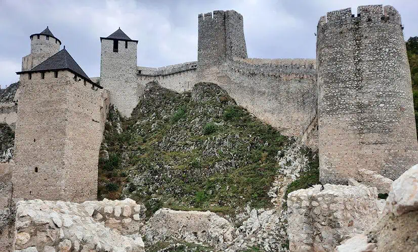 golubac fortress serbia whole fortress from inside