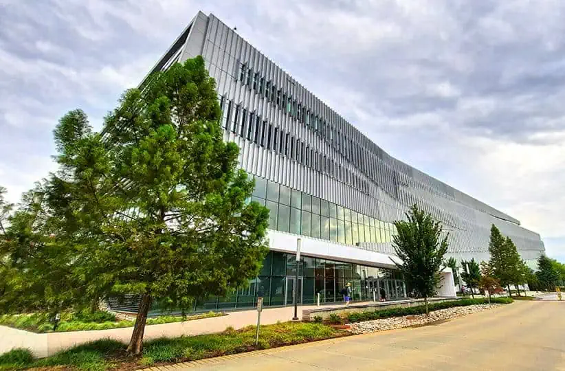 hunt library university north carolina us facade
