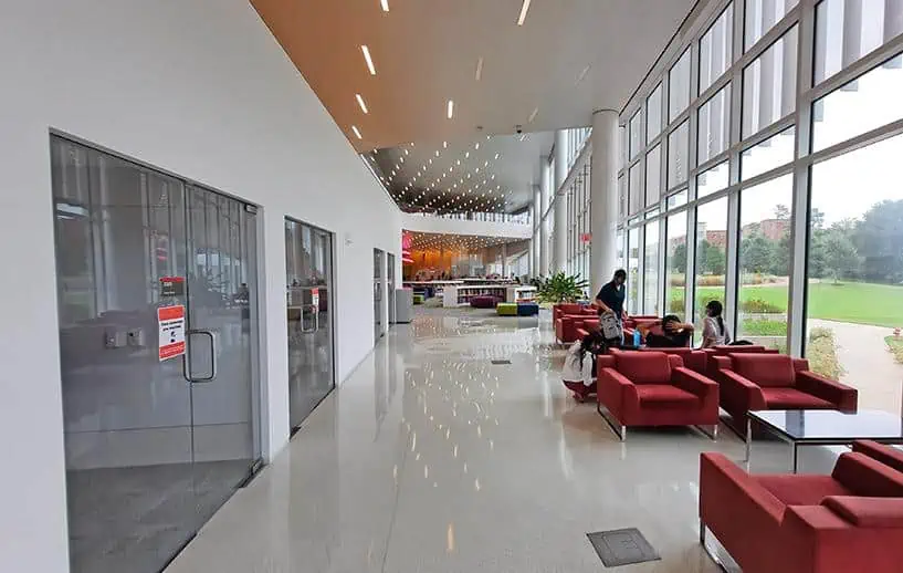 hunt library university north carolina us ground level sitting