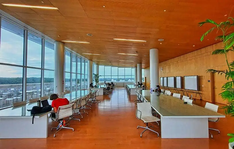 hunt library university north carolina us roof studying room