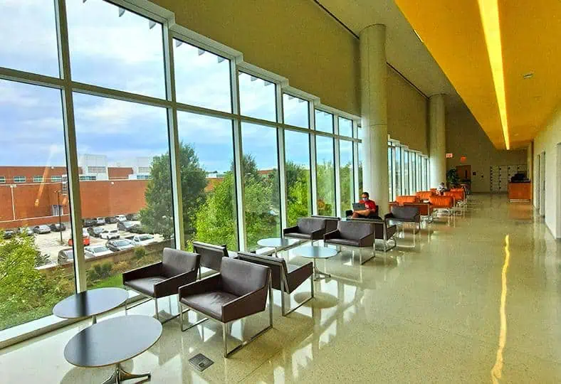 hunt library university north carolina us window sitting corner