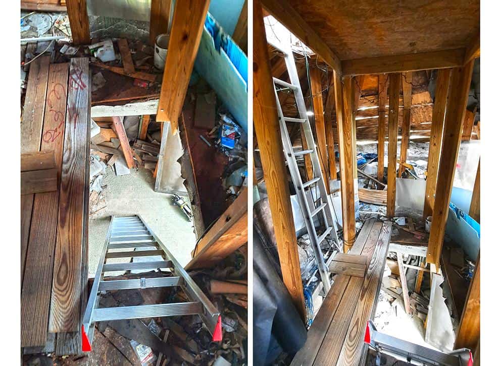 ufo welcome center bowman south carolina us ladder attic