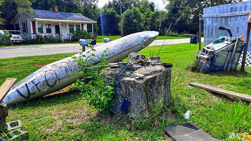 ufo welcome center bowman south carolina us rocket