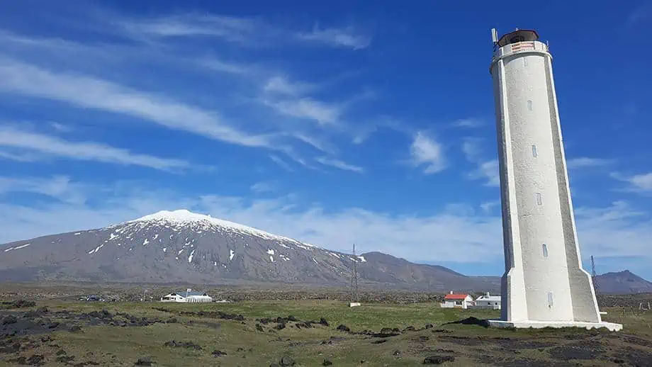 londrangar iceland malarrif lighthouse snaefellsjokull