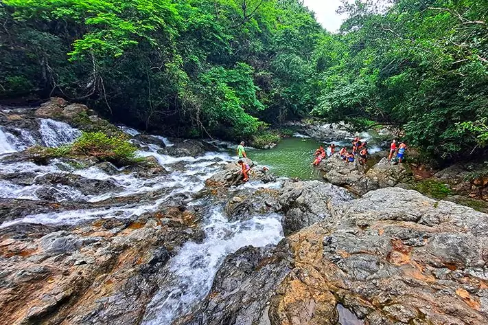 costa rica montezuma waterfall cascade