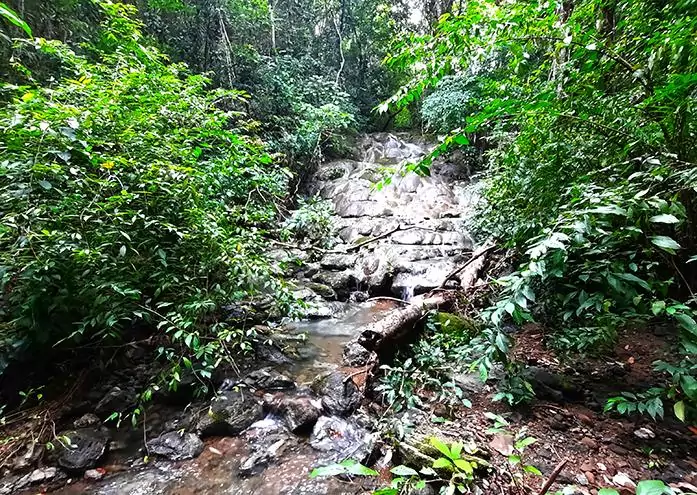 costa rica montezuma waterfall small cascade