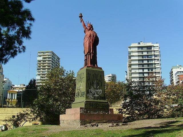 replica statue of liberty buenos aires argentina