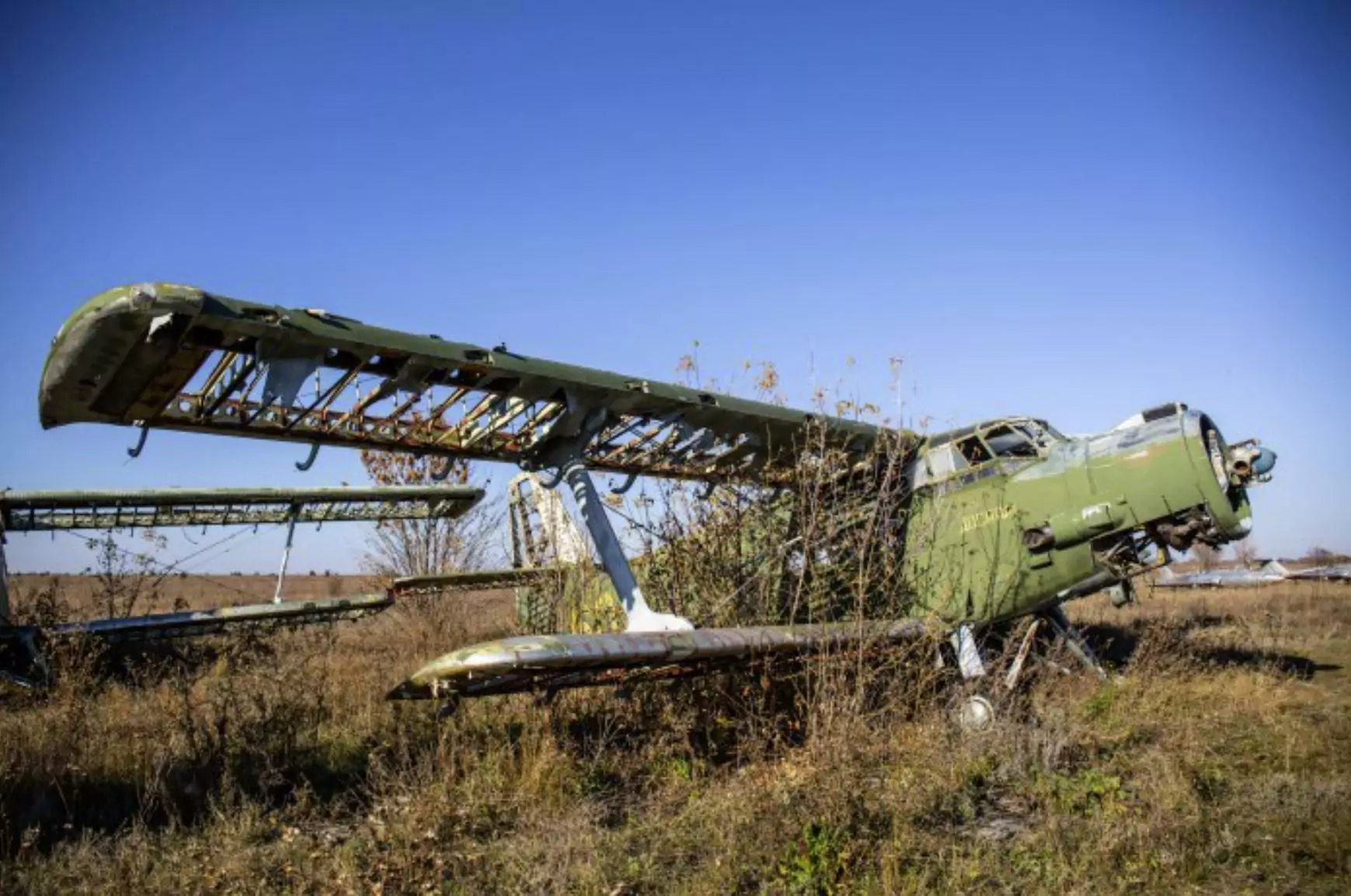 eastern ukraine abandoned aerodrom vovchansk kharkiv
