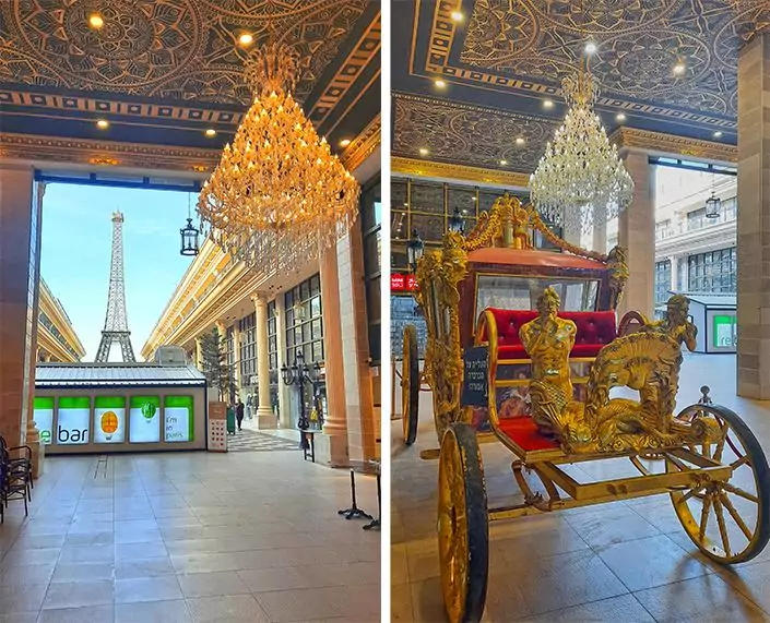 eiffel tower replica netivot israel chandelier