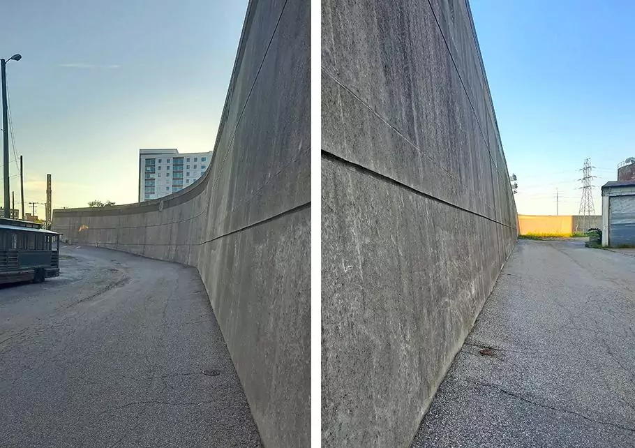 southern states silos richmond virginia us concrete wall