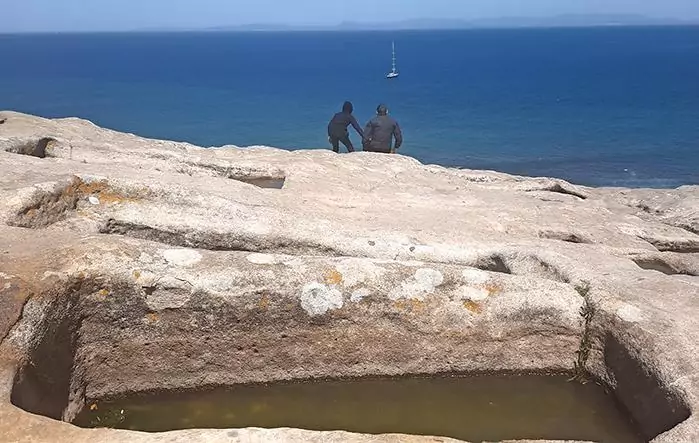 Morocco Tangier Marchan Necropolis grave