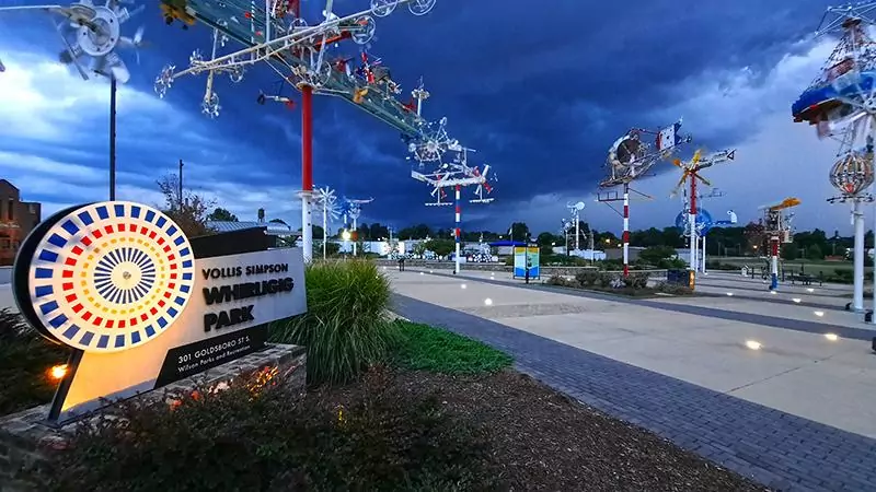 wilson whirligig park north carolina us 19
