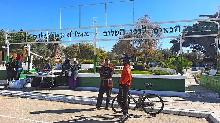 African Hebrew Israelites Community village of peace Dimona entrance sign