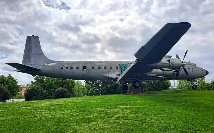 Avion DC7 fuselage cordoba spain 2