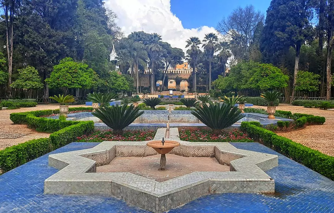 Jnan Sbil Gardens Fes Fez Morocco fountain