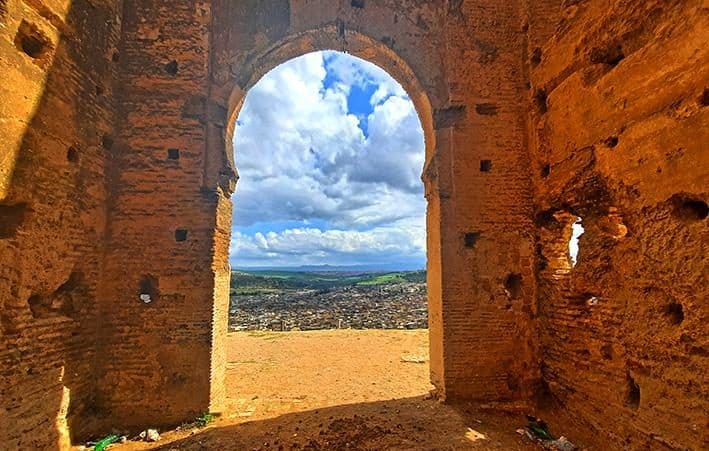 Marinid Tombs Fes Fez Morocco door