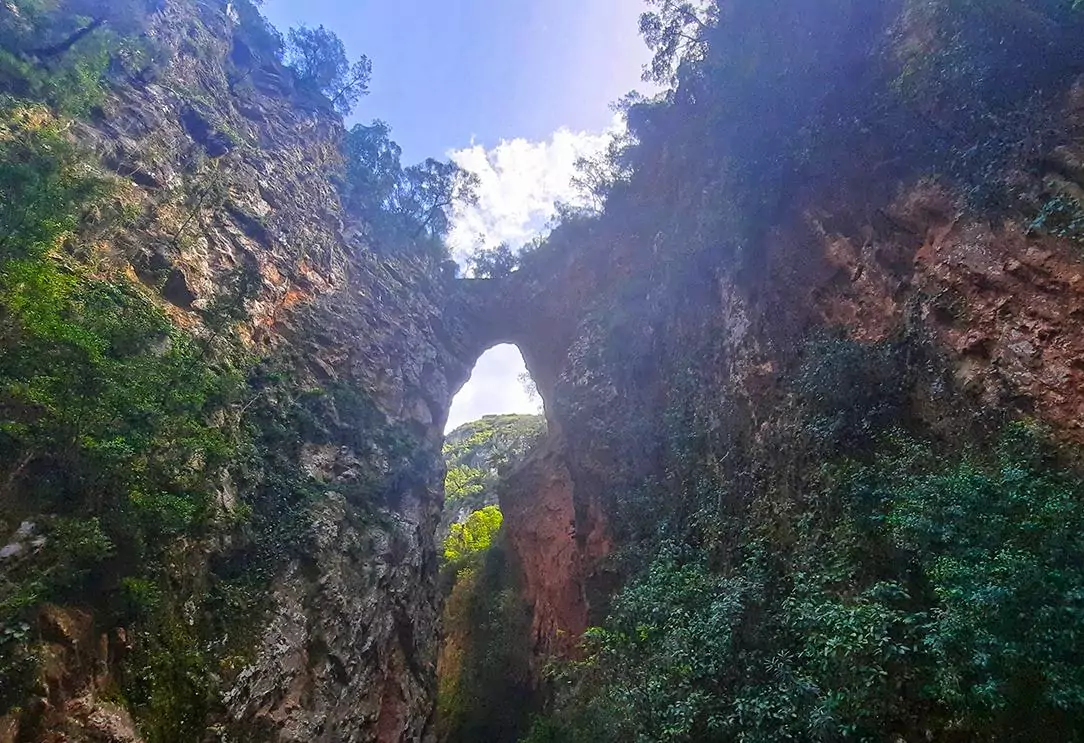Akchour Morocco God Bridge view