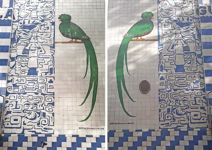 Guatemala Pavilion Seville Sevilla Spain Resplendent Quetzal