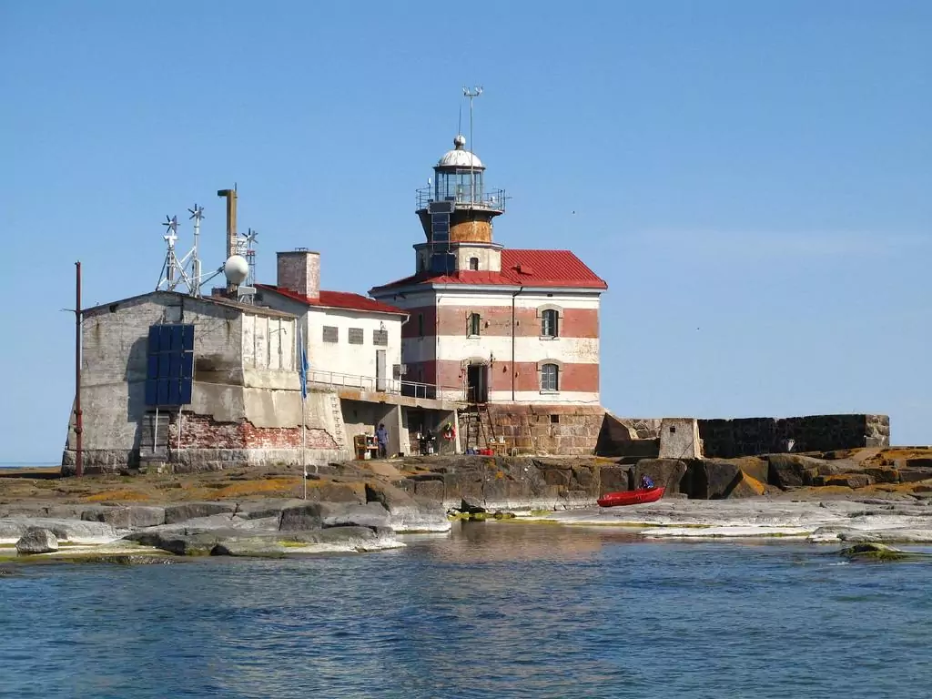 Market Island Lighthouse Finland Sweden