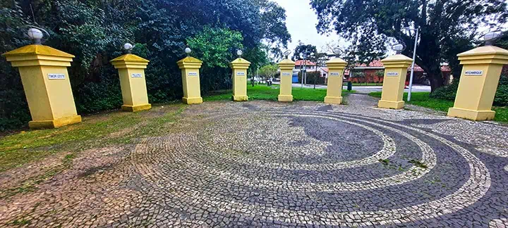 Bosque de Portugal Garden Park Curitiba Brazil 12
