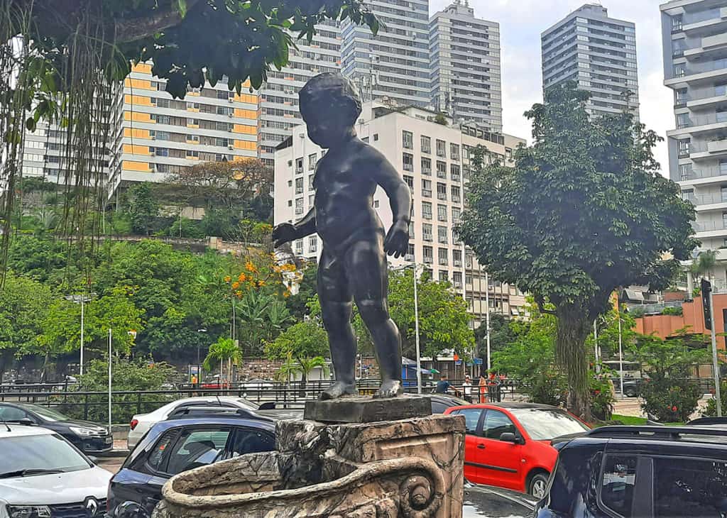 Rio de Janeiro Brazil Manneken Pis Replica Mansao Botafogo 3