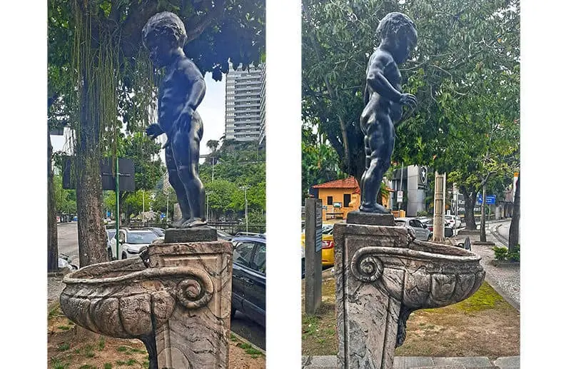 Rio de Janeiro Brazil Manneken Pis Replica Mansao Botafogo 6