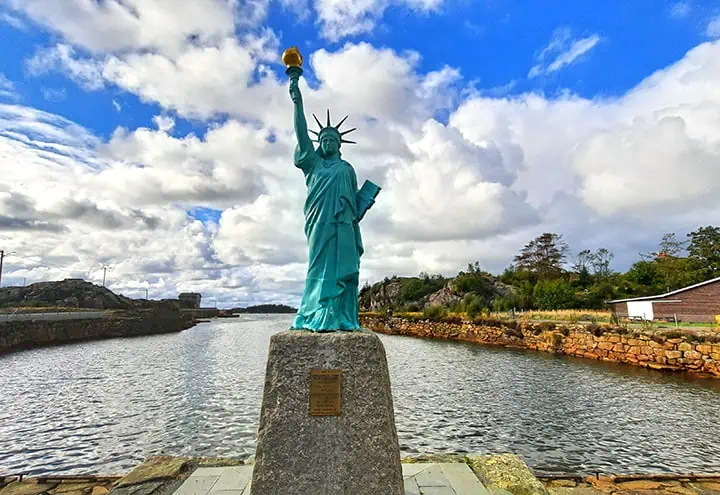 Visnes Little Statue of Liberty Norway 4