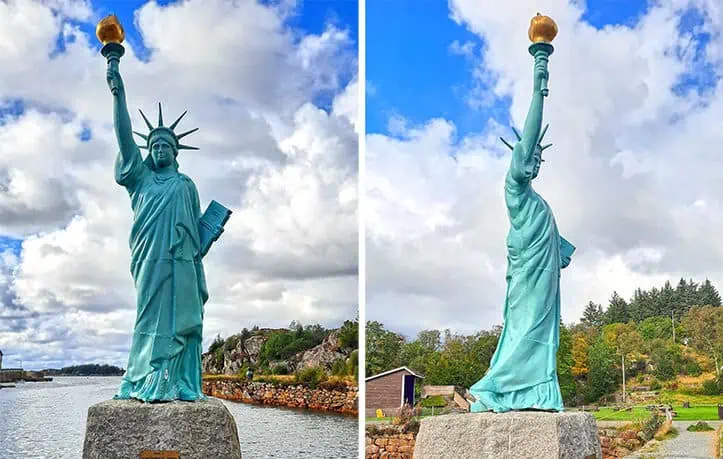 Visnes Little Statue of Liberty Norway 5
