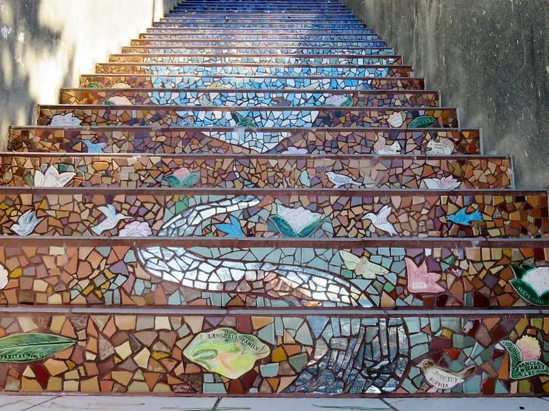 16th Avenue Tiled Steps San Francisco California US 3