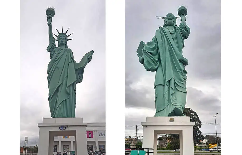 Curitiba Brazil Statue of Liberty replica 2