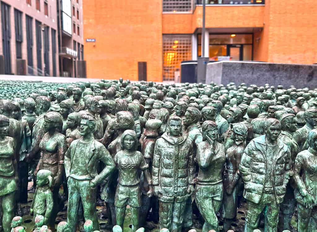 Grass Roots Square Oslo Norway Mini Sculptures Miniature 7