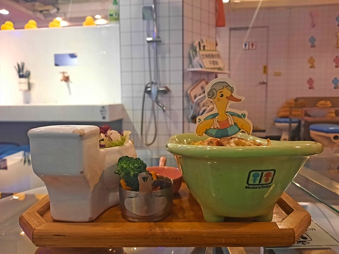 Modern Toilet Theme Restaurant Taipei Taiwan 7