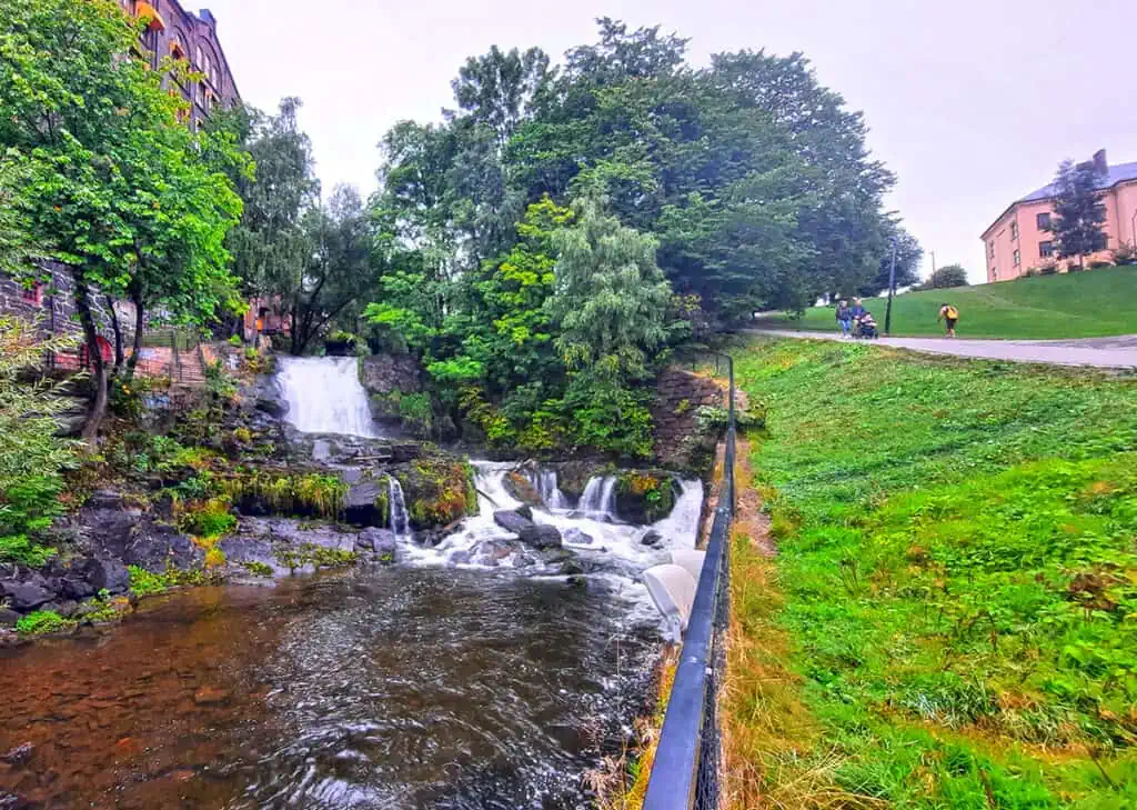 Vøyenfallene Hjulafossen Waterfalls Oslo Norway 1