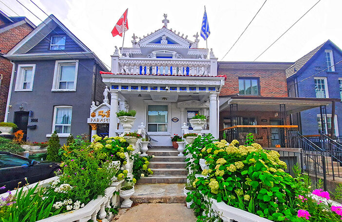 Greek Style Parashos House 1016 Shaw Street Toronto Ontario Canada 1