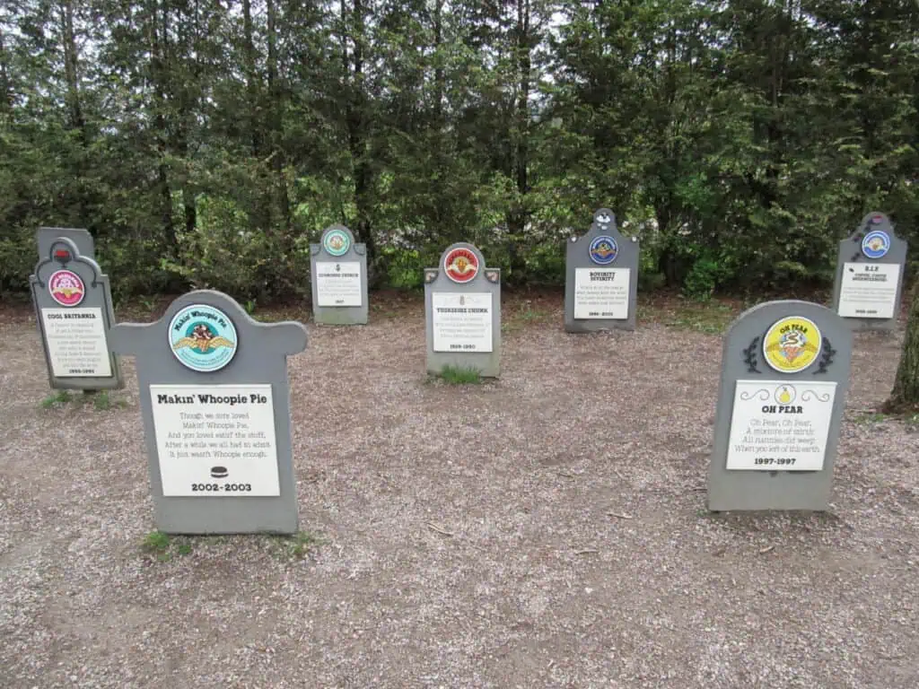 Ben and Jerrys Flavor Graveyard Waterbury Vermont US 5