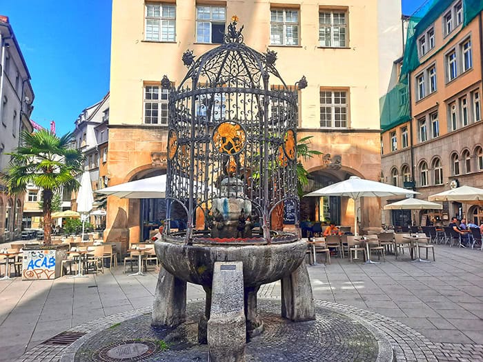 Hans im Gluck Brunnen Stuttgart Germany 2