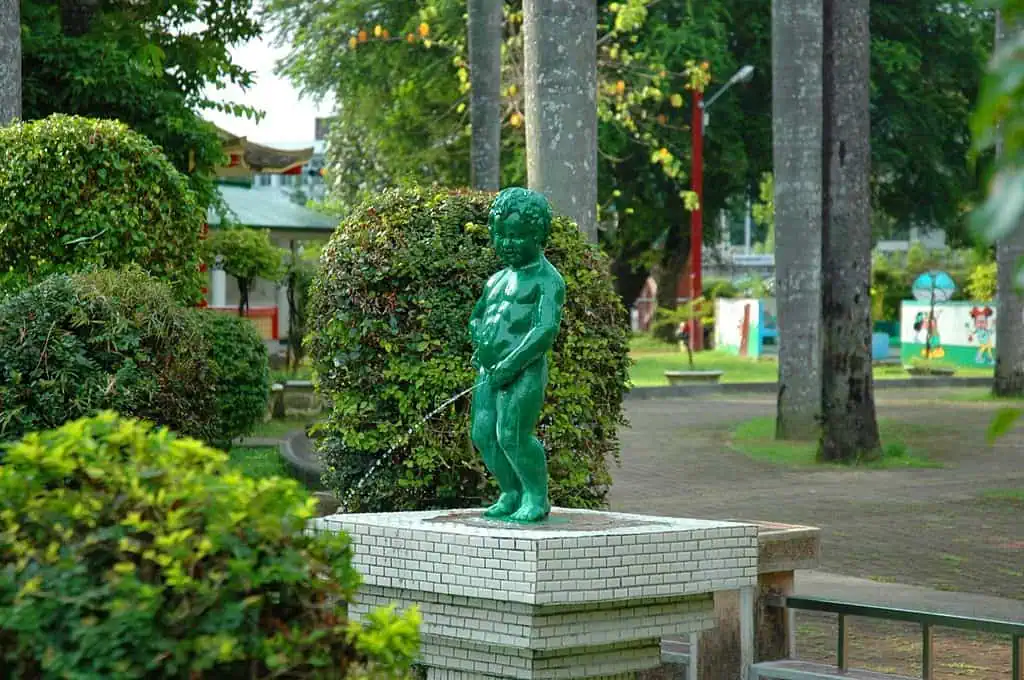 Manneken Pis replica Chiayi Park Taiwan